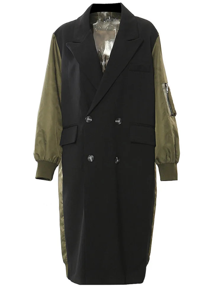 Veste de tranchée de couleur