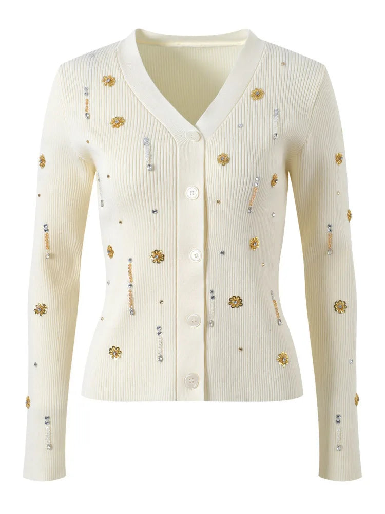Ensemble de tricot et de paillettes