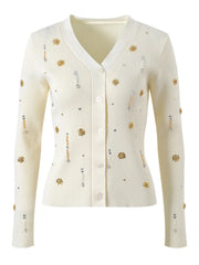 Ensemble de tricot et de paillettes