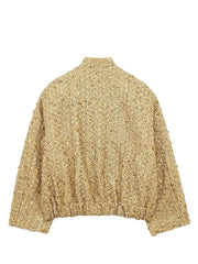 Women’s Gold Sequin Coat