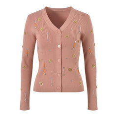 Ensemble de tricot et de paillettes