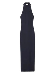 Halter Neck Backless Slim Dress
