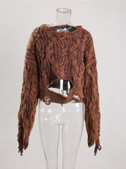 Loose Knit Pullover Sweater