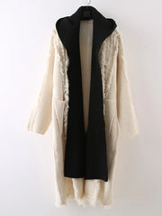 Cardigan à capuchon avec détail glonfre