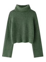 Pull à col roulé en tricot et en tricot confortable