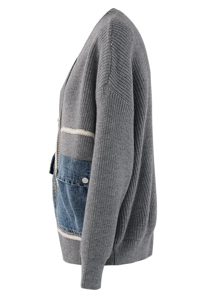 Pull de poche en jean