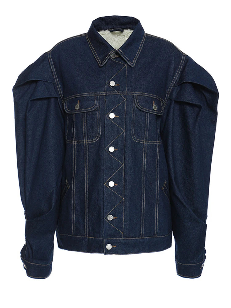 Veste surdimensionnée en jean