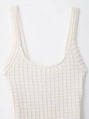 Slim Square Neck Mini Dress