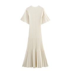 French-Inspired Knitted Fishtail Dress