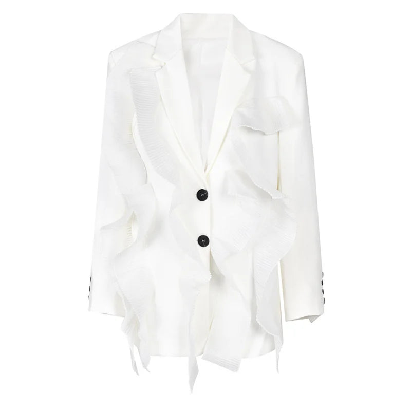 Ruffles Blazer