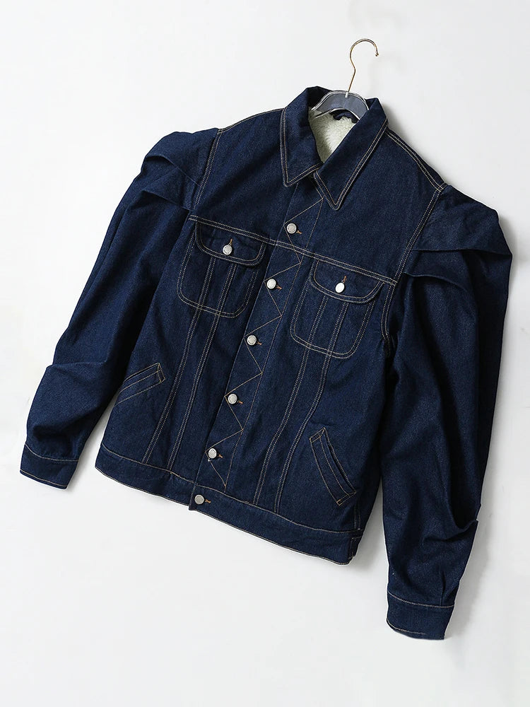 Veste surdimensionnée en jean