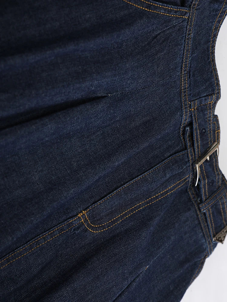Boucle de jean haute taille jupe en ligne