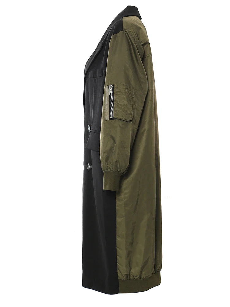 Veste de tranchée de couleur