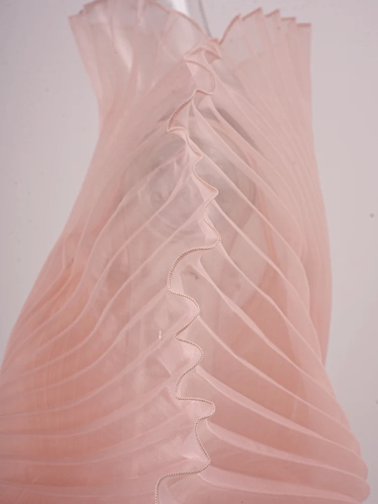 Ceinture plissée recueillie