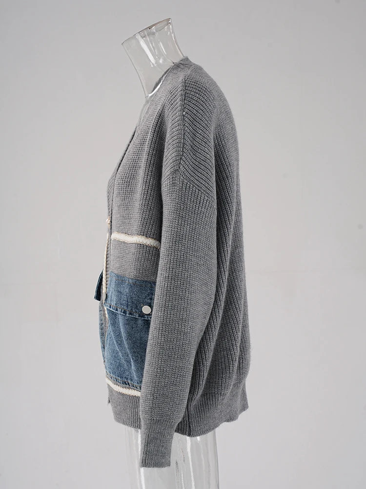 Pull de poche en jean