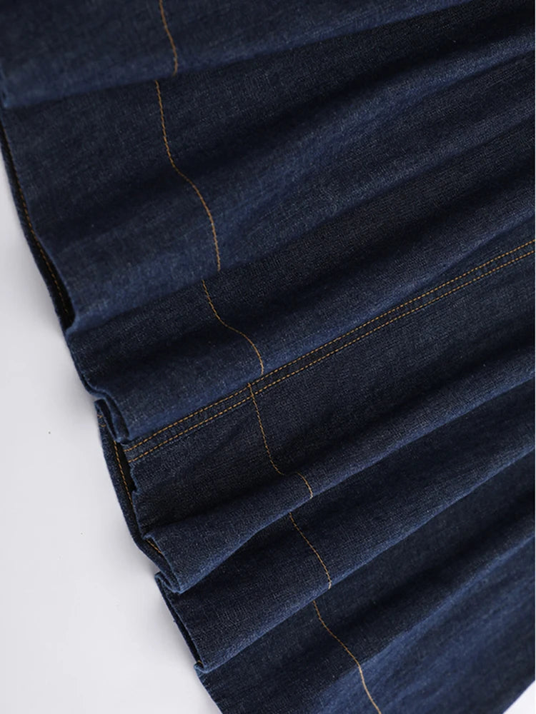 Boucle de jean haute taille jupe en ligne