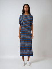 Wrinkle Texture Midi Dress – Casual Chic