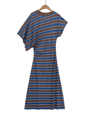 Wrinkle Texture Midi Dress – Casual Chic
