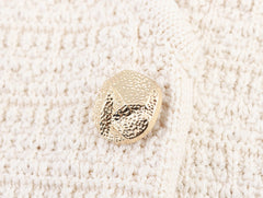 Ivory Knitted Vest & Mini Skirt Set