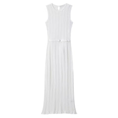 Summer Jacquard Mesh Knitted Dress