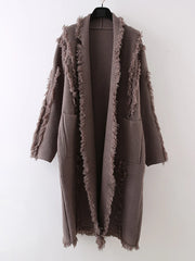 Cardigan à capuchon avec détail glonfre