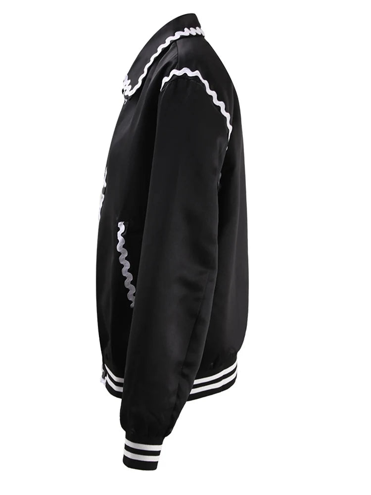 Veste décontractée de couleur couleur noire