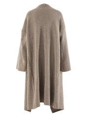 Cardigan surdimensionné kaki tricot