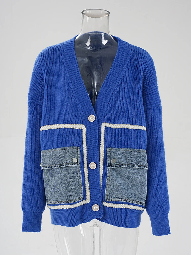 Pull de poche en jean