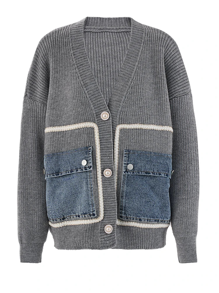 Pull de poche en jean