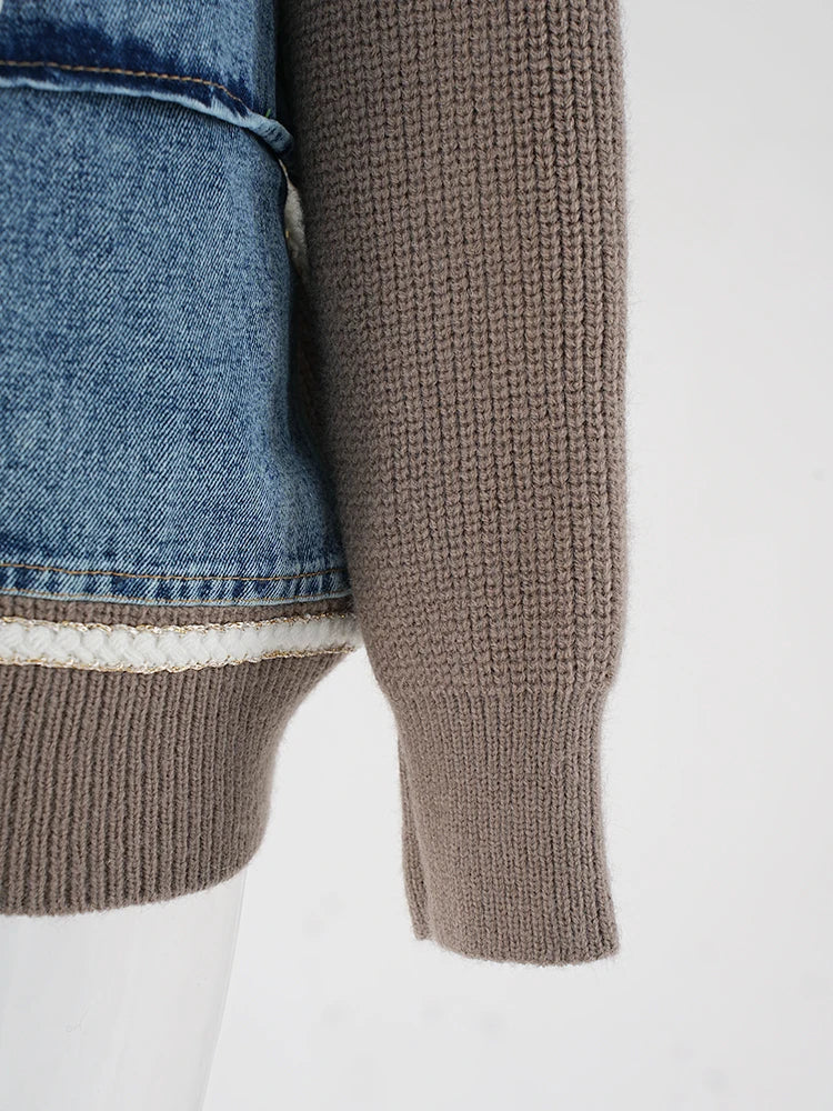 Pull de poche en jean