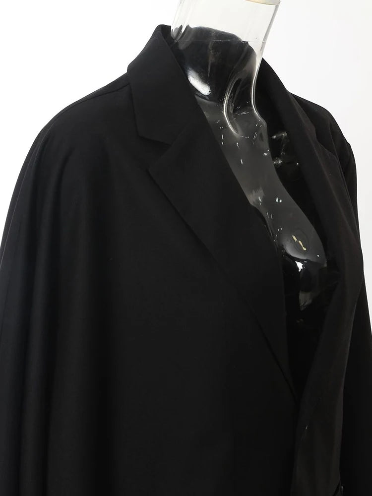 Blazer irrégulier noir