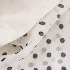 Polka Dot Hanging Neck Collar Dress