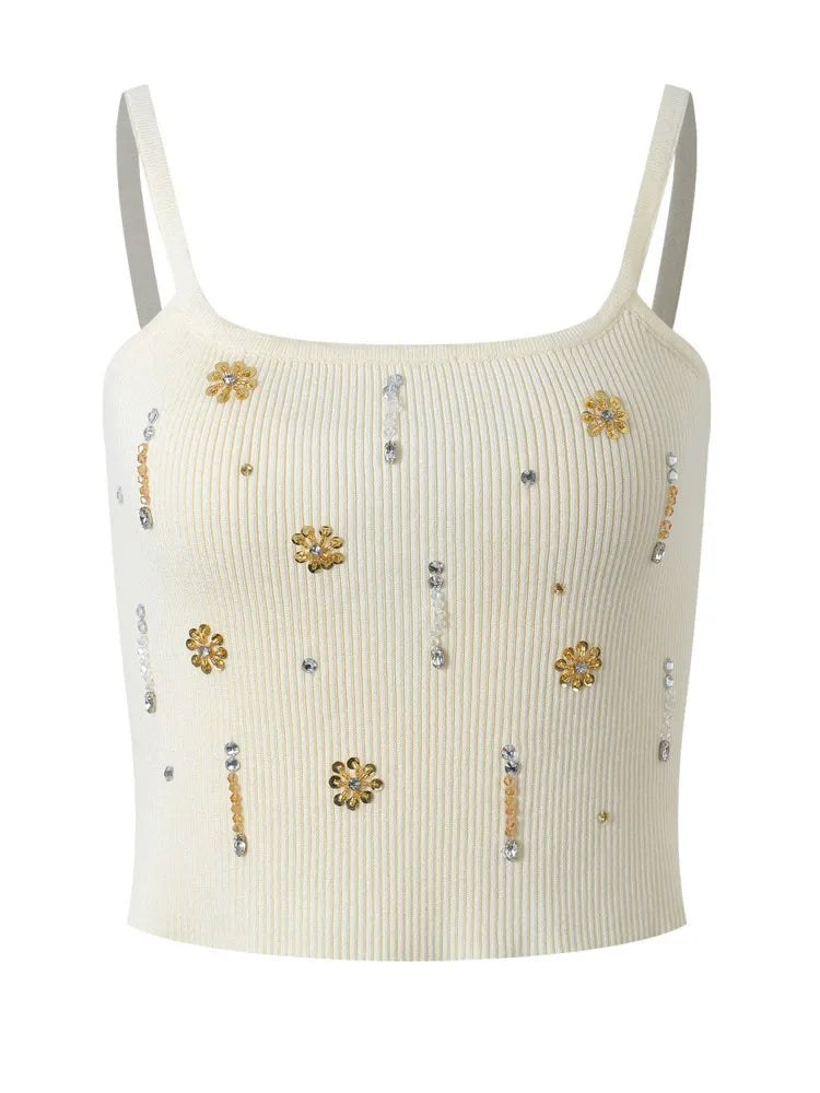 Ensemble de tricot et de paillettes