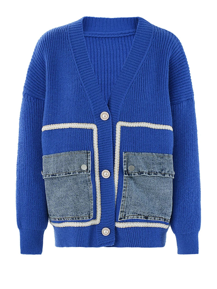 Pull de poche en jean
