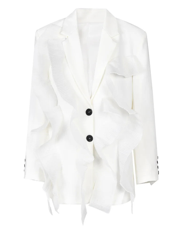 Ruffles Blazer