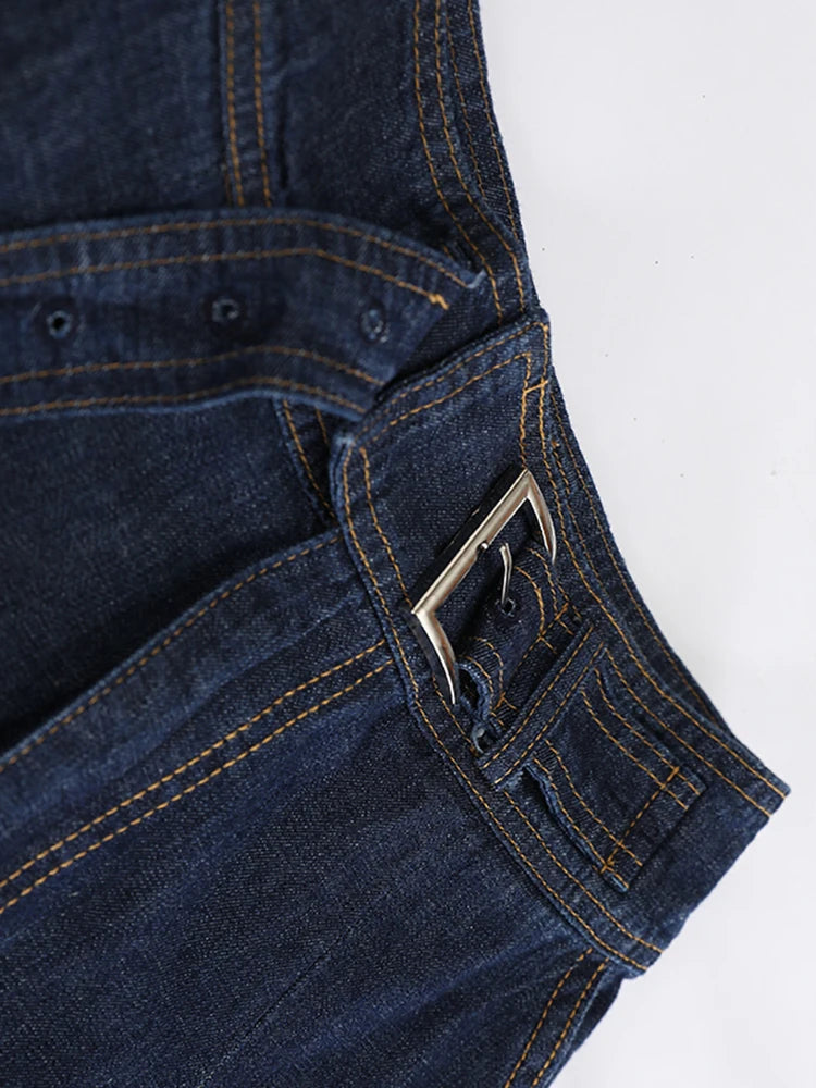 Boucle de jean haute taille jupe en ligne