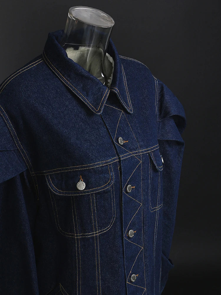 Veste surdimensionnée en jean