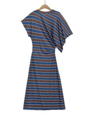 Wrinkle Texture Midi Dress – Casual Chic