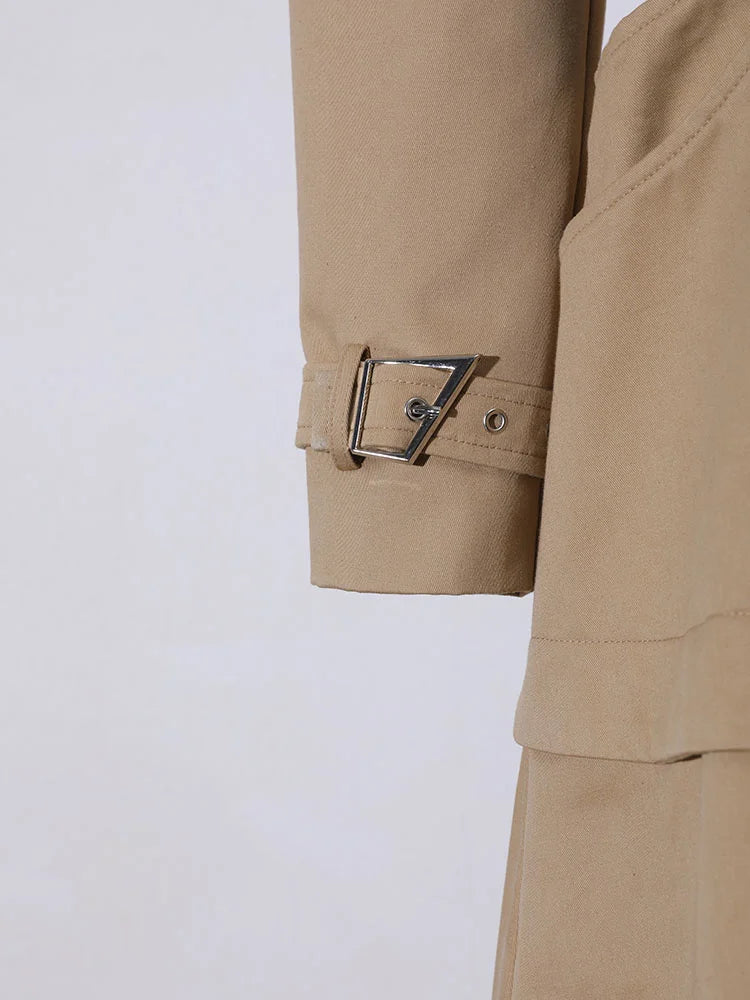 Cut-out Trench Coat