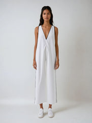 A-line Dress – Loose-fit V-neck Casual Dress