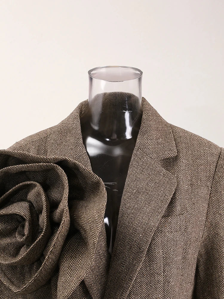 Blazer floral 3d