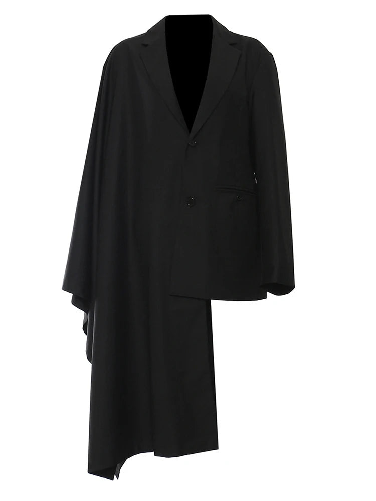 Blazer irrégulier noir