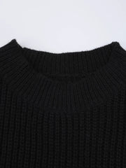 Robe pullaire de couleur couleur noire