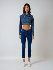 Asymmetric Denim Jacket