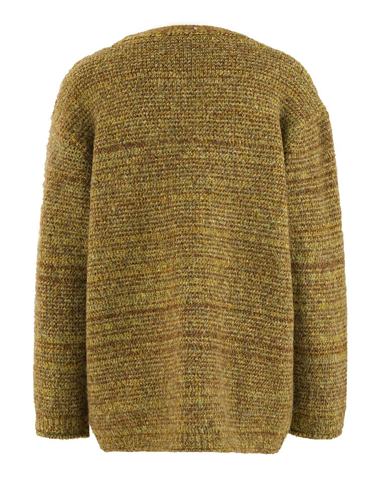 Cardigan en tricot en V