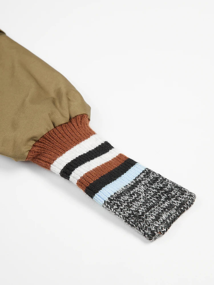 Veste à col en V rivet