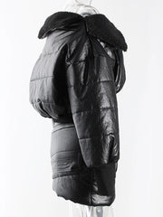 Zipper Jacket & Mini Skirt Set – Structured Street Style in Pure Cotton