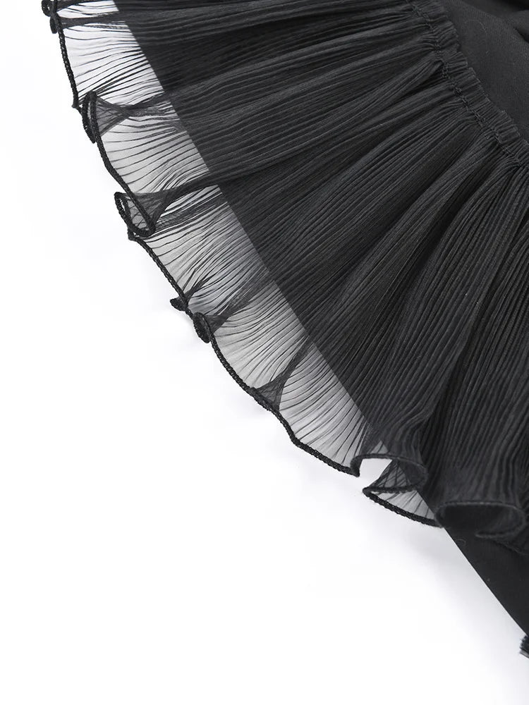 Organza Ruffles Blazer