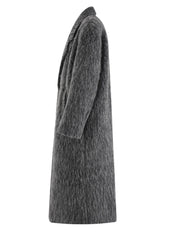 Thick Gray Woolen Coat – Classic Warmth in Cotton-poly Blend