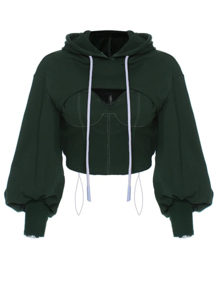 Ensemble à sweat à sweat à batwing creux